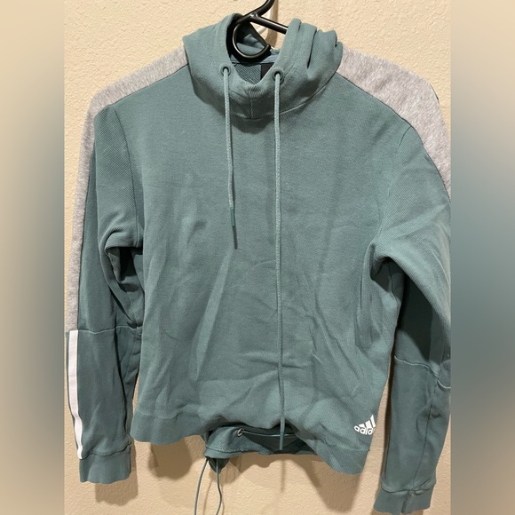 Small women’s adidas drawstring hoodie